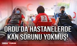 Ordu’da hastanelerde kan sorunu yokmuş!        