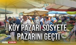 Köy pazarı sosyete pazarını geçti