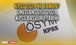 KPSS 2024 ne zaman? Önlisans Lise 2024 KPSS başvuru tarihi