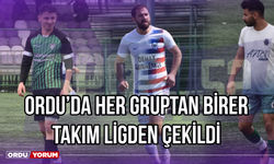 Ordu'da Her Gruptan Birer Takım Ligden Çekildi