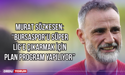 Murat Sözkesen: ‘’Bursaspor’u Süper Lig’e Çıkarmak İçin Plan Program Yapılıyor’’