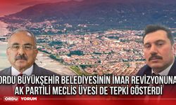 Ordu Büyükşehir Belediyesinin imar revizyonuna Ak Partili meclis üyesi de tepki gösterdi