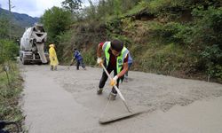 Gölköy’e beton gibi yol