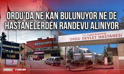 Ordu’da ne kan bulunuyor ne de hastanelerden randevu alınıyor