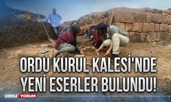 Ordu Kurul Kalesi'nde yeni eserler bulundu!