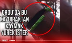 Ordu’da bu kaydıraktan kaymak yürek ister