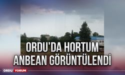 Ordu’da hortum anbean görüntülendi