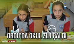  Ordu’da okul zili çaldı