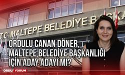 Ordulu Canan Döner, Maltepe Belediye Başkanlığı için aday adayı mı?