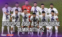 Orduspor 1967 A.Ş. Ligin Dibine Demir Attı 1-2