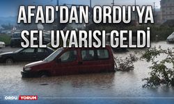 Afad’dan Ordu’ya sel uyarısı geldi