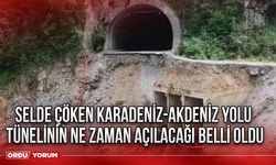 Selde çöken Karadeniz-Akdeniz yolu tünelinin ne zaman açılacağı belli oldu