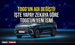 TOGG'un adı değişti! İşte yapay zekaya göre TOGG'un yeni ismi