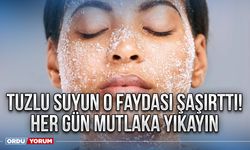 Tuzlu suyun o faydası şaşırttı! Her gün mutlaka yıkayın