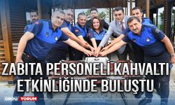 Zabıta personeli kahvaltı etkinliğinde buluştu