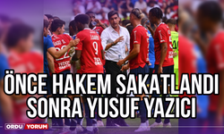 Önce Hakem Sakatlandı Sonra Yusuf Yazıcı