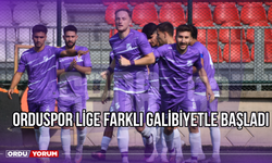 Orduspor, Lige Farklı Galibiyetle Başladı 1-9