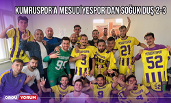 Kumruspor’a Mesudiyespor’dan Soğuk Duş 2-3