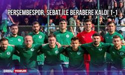 Perşembespor, Sebat İle Berabere Kaldı 1-1