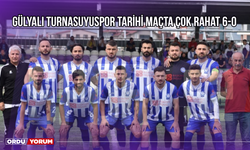 Gülyalı Turnasuyuspor Tarihi Maçta Çok Rahat 6-0