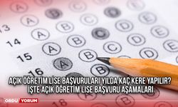 Açık Öğretim lise başvuruları yılda kaç kere yapılır? İşte açık öğretim lise başvuru aşamaları