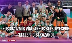 Kuşgöz İzmir Vinç Akkuş Belediyespor 'Efeler' Gibi Kazandı 3-0