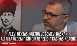 Alevi Bektaşi Kültür ve Cemevi başkanı Ali Rıza Özdemir kimdir nerelidir kaç yaşındadır?