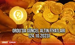 Ordu'da güncel altın fiyatları (24.10.2023)