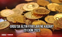 Ordu'da altın fiyatları ne kadar? 20 Ekim 2023