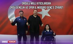 Ordulu Milli Atıcılardan Ordu Gençlik ve Spor İl Müdürü Genç'e Ziyaret