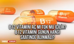 B12 vitamini aç mı tok mu içilir? B12 vitamini günün hangi saatinde Alınmalı?