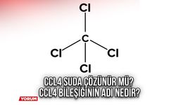 CCl4 suda çözünür mü? CCl4 bileşiğinin adı nedir?