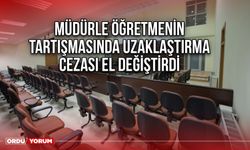 Müdürle öğretmenin tartışmasında uzaklaştırma cezası el değiştirdi