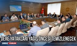 Dere yatakları yağış öncesi temizlenecek