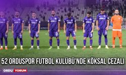 52 Orduspor Futbol Kulübü'nde Köksal Cezalı