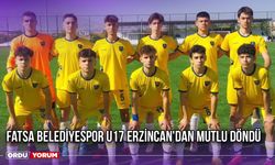 Fatsa Belediyespor U17 Erzincan'dan Mutlu Döndü 0-1