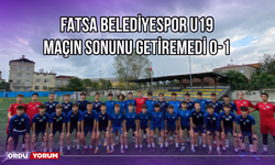 Fatsa Belediyespor U19 Maçın Sonunu Getiremedi 0-1