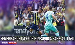 Fenerbahçe, Çaykur Rizespor’a Fark Attı 5-0