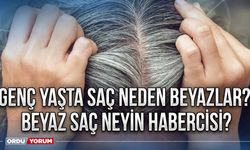 Genç yaşta saç neden beyazlar? Beyaz saç neyin habercisi?