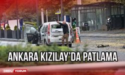 Ankara Kızılay'da patlama