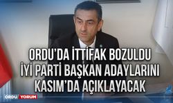 Ordu’da ittifak bozuldu İyi Parti başkan adaylarını Kasım’da açıklayacak