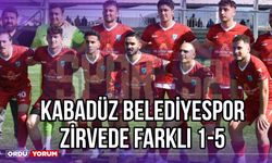 Kabadüz Belediyespor Zirvede Farklı 1-5