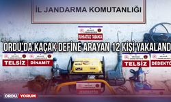 Ordu’da Kaçak define arayan 12 kişi yakalandı