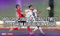 Orduspor 1967 A.Ş. İtiraz Etmişti, İşte Tahkim Kurulu'nun Kararı