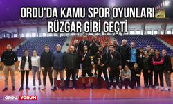 Ordu'da Kamu Spor Oyunları Rüzgar Gibi Geçti