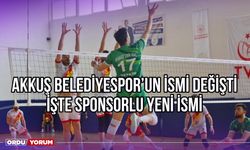 Akkuş Belediyespor'un İsmi Değişti, İşte Sponsorlu Yeni İsmi