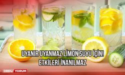 Uyanır uyanmaz limon suyu için! Etkileri inanılmaz