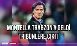 Montella Trabzon'a Geldi, Tribünlere Çıktı