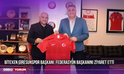 Bitexen Giresunspor Başkanı, Federasyon Başkanını Ziyaret Etti