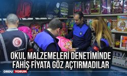 Okul malzemeleri denetiminde fahiş fiyata göz açtırmadılar